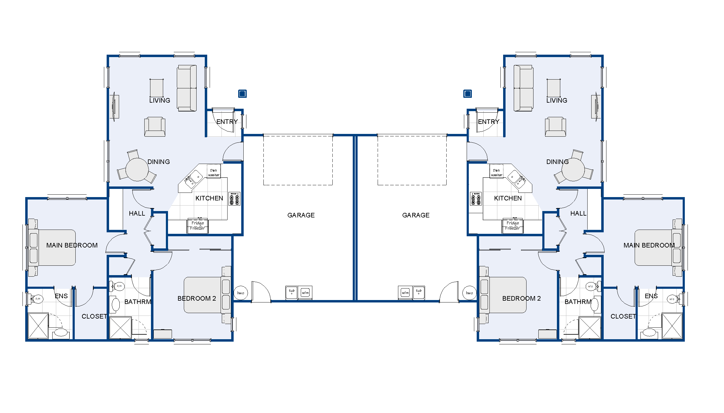 House Plans And Designs Dover Duplex Abode Homes